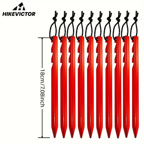 10 Hikevictor Aluminium Alloy Stakes & Storage Bag