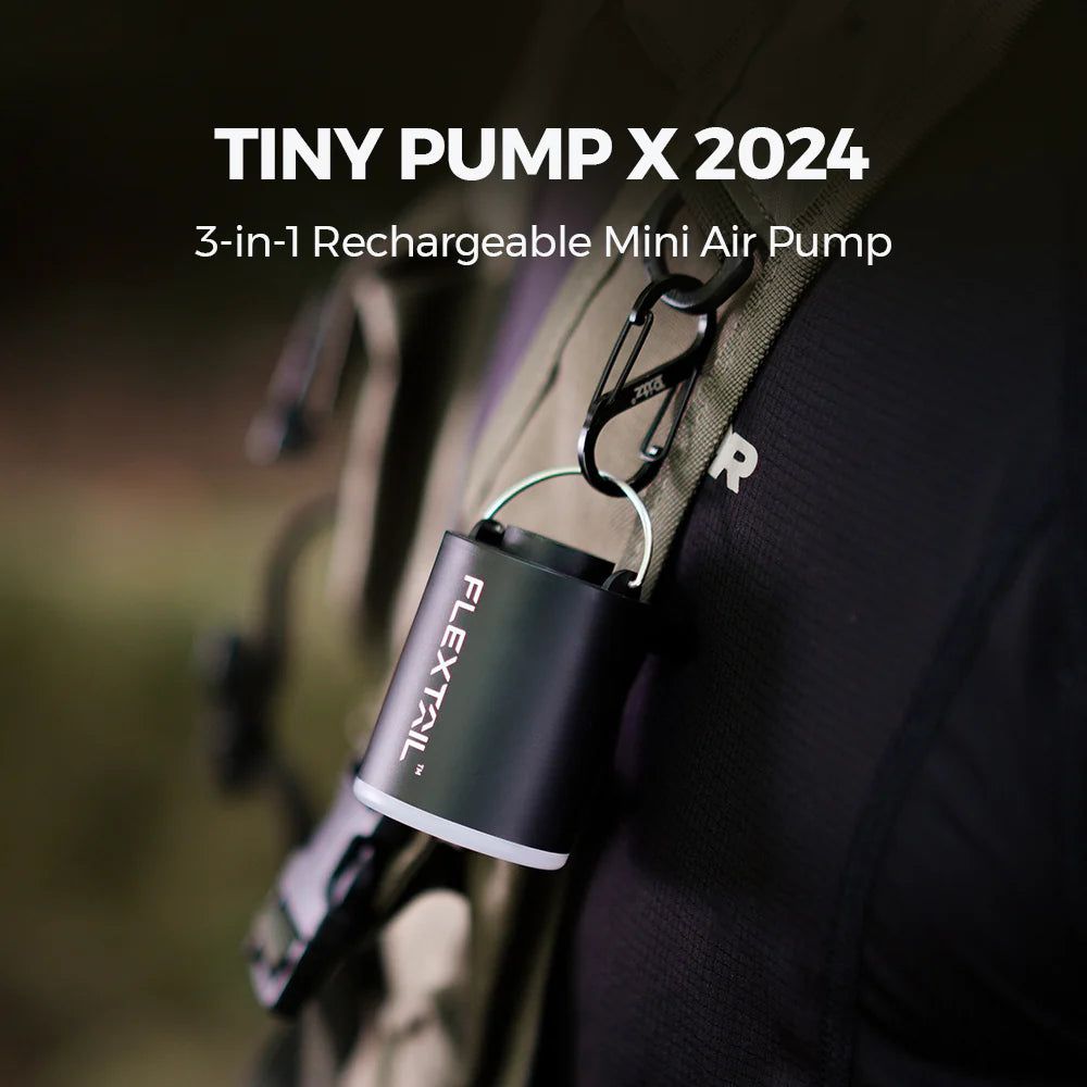 FLEXTAIL GEAR TINY PUMP X 2024 - 3-in-1 Rechargeable Mini Air Pump