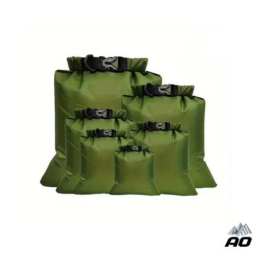6 Pieces Ultra-Lightweight Waterproof Dry Bag Set