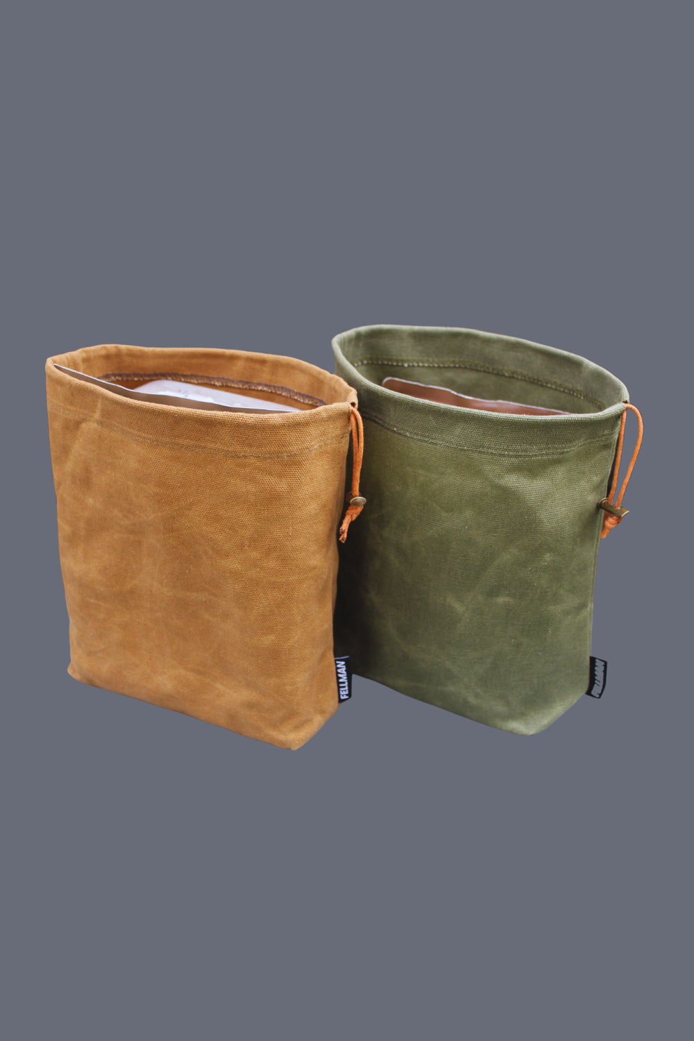 FELLMAN ADVENTURE GEAR Wax Coated Stashbag For Camping Meals/Accessories